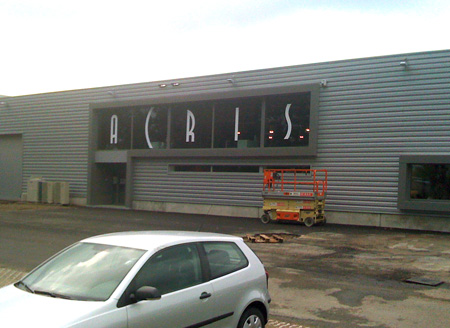 Raambelettering ACRIS