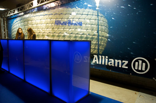 Allianz bache in trussconstructie