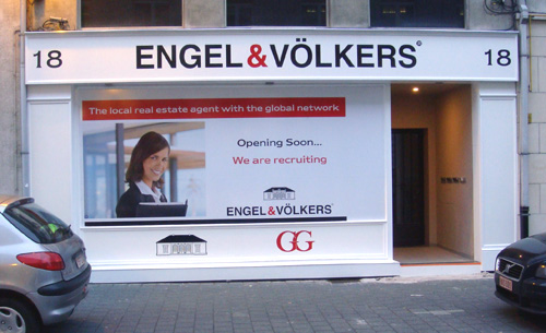 Engel & Völkers etalagebelettering