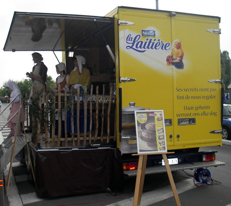 La Laiti?re promo truck