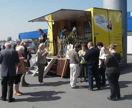 La Laiti?re promo truck