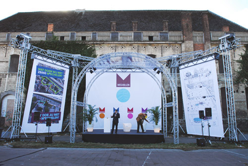 Onthulling stadslogo Mechelen