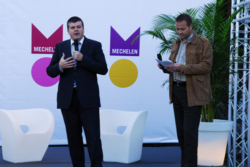 Onthulling stadslogo Mechelen