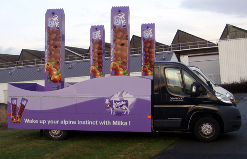 Milka promowagens