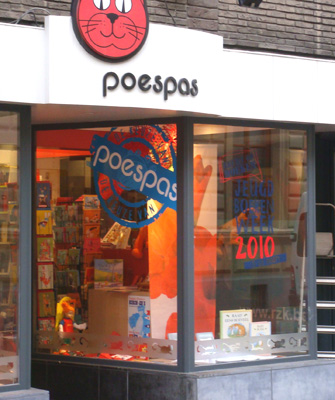 Poespas etalagebelettering