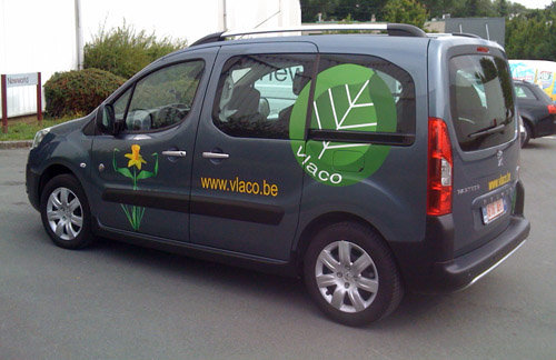 Belettering VLACO wagens