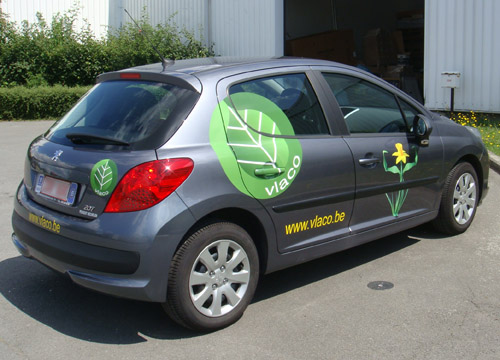Belettering VLACO wagens
